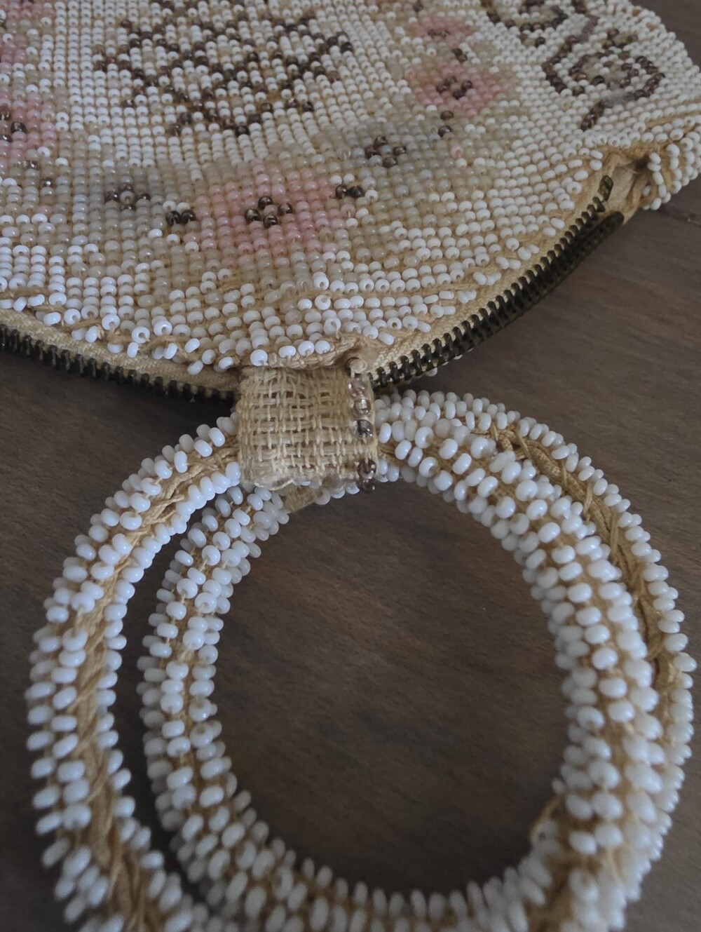 Vintage 1930s Czech Glass Seed Beaded Bag - Picture 16 of 16